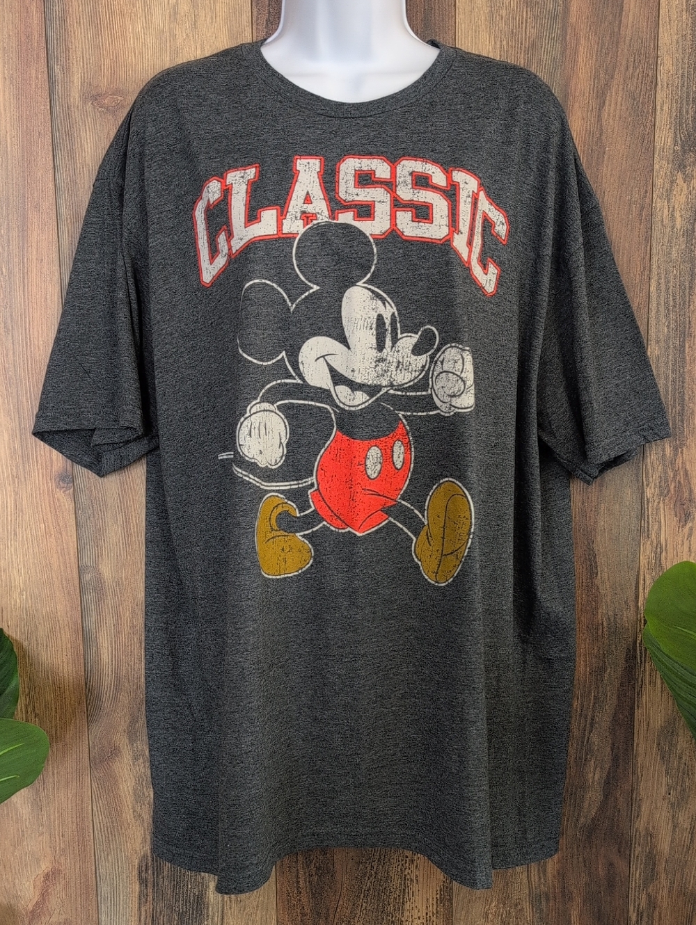 Disney Mickey and Friends 2XL Graphic Distressed Tee AC152
